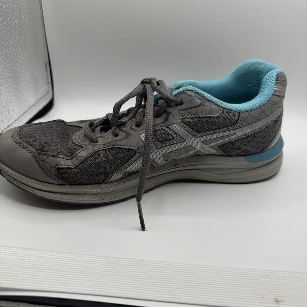 ASICS Endurant Women’s Running Shoes Grey And Blue T792N Size 7.5‎